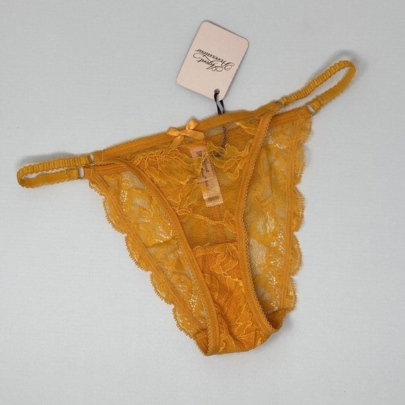 Agent Provocateur Bernie Yellow Sunset Brief AP2 Small NWT $130